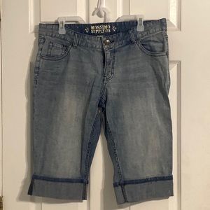 Capri Jean Shorts